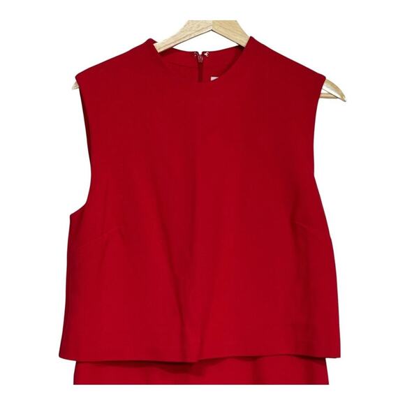 Diane Von Furstenberg red shift dress size 12 EUC - Picture 2 of 8